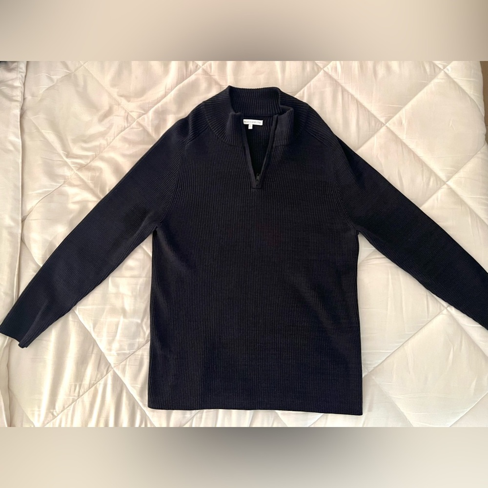 Vince Camuto Half-Zipper Pullover Sweater